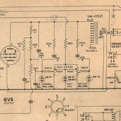Stancor 515:1 [4100 Ohms] Voice of Music 12521 Vintage Output Transformer OT Tested 130:1 515:1 Tube Amp Audio 1955-1958 image 2
