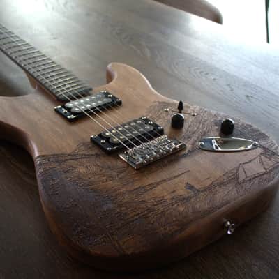 "Through The Pines" Handcrafted Electric Guitar - Dead End Guitars image 4