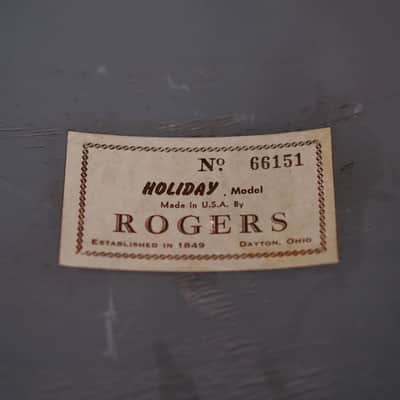 Rogers 12/16" Mounted and Floor Toms - 1960s Black Onyx image 15
