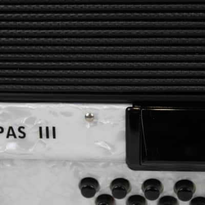 NEW White Weltmeister Topas III Piano Accordion LMM 37 96 image 14