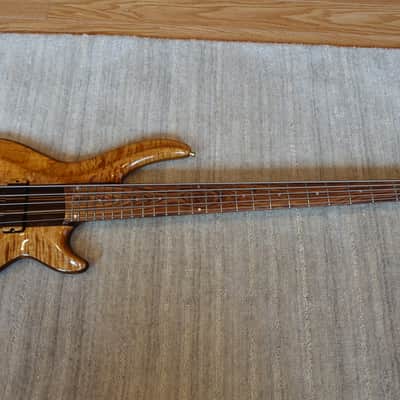 Vadim Custom Deluxe 5 String mid - 90s - Flame Maple image 2
