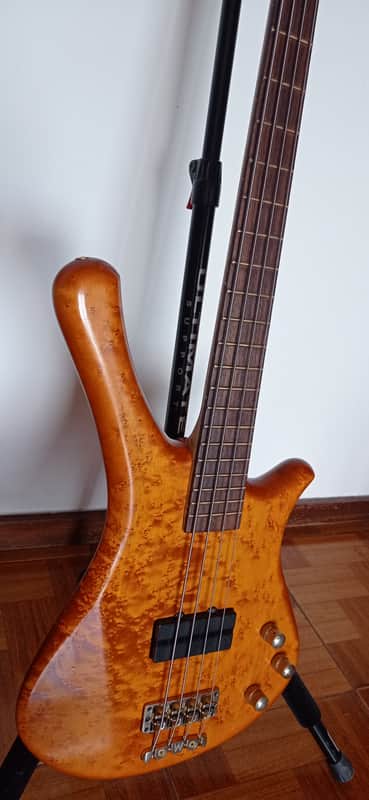💎 Warwick Fortress One Masterman 1996 limited Piece Maple Birdeyed body, flamed maple neck. Very Very rare!! Made In Germany! image 1