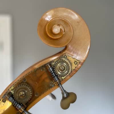 Emanuel Wilfer 3/4 double bass 1995 - Blonde laquer image 4