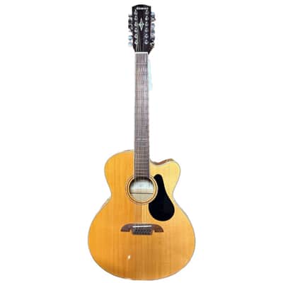 Alvarez AJ80CE12 Jumbo 12-String Electro-Acoustic Guitar - in Natural (Pre-Owned) image 2