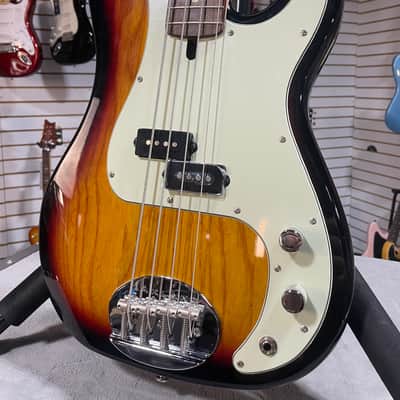 Lakland Skyline P style Vintage Bass - Three Tone Sunburst w/Rosewood Fretboard & PLEK*D #229 image 3