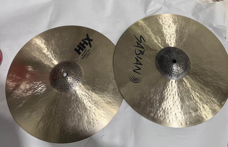 Sabian 15" HHX Complex Medium Hi-Hat Cymbals (Pair) 2019 - Present - Natural image 1
