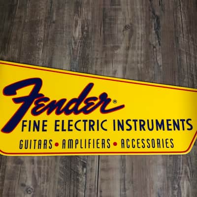 Fender Vintage Guitar Shop Sign image 1