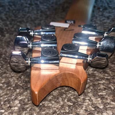 EVH Wolfgang WG Special QM with Baked Maple Neck electric guitar Chlorine Burst ohsc image 9