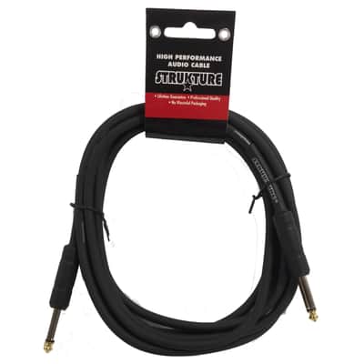 8 PACK Black Strukture 6ft Instrument Cable Thick ABS sleeve SC06 Lifetime Warranty! image 2
