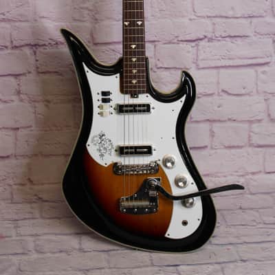 👀 1967 Teisco Spectrum 2 - Sunburst - Very Clean ! image 1