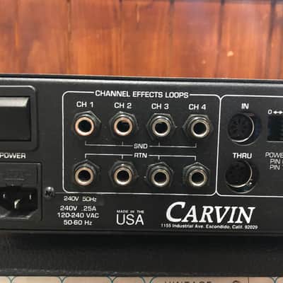 Carvin Quad X-Amp Stereo Tube Preamp image 3