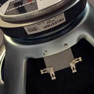 Celestion T3760 G12T-75 12" 75-Watt 16 Ohm Speaker 2010s - Silver image 3
