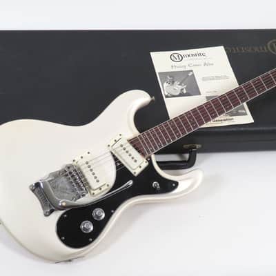1988 Mosrite V88 Ventures White Pearlescent -Semie Moseley Signature -One of the First V88s image 2