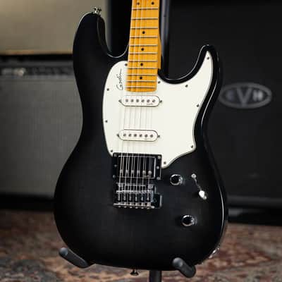 Godin Session SG MN Electric Guitar - Blackburst with Gig Bag - Used image 3
