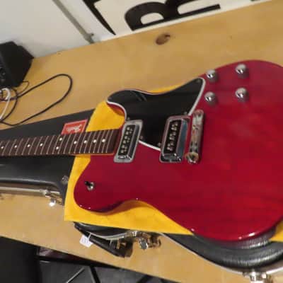 FENDER 1998 TELE-SONIC 1998 CRIMSON RED TRANSPARENT EARLY RUN 1st YEAR near MINT ORIGINAL! image 23