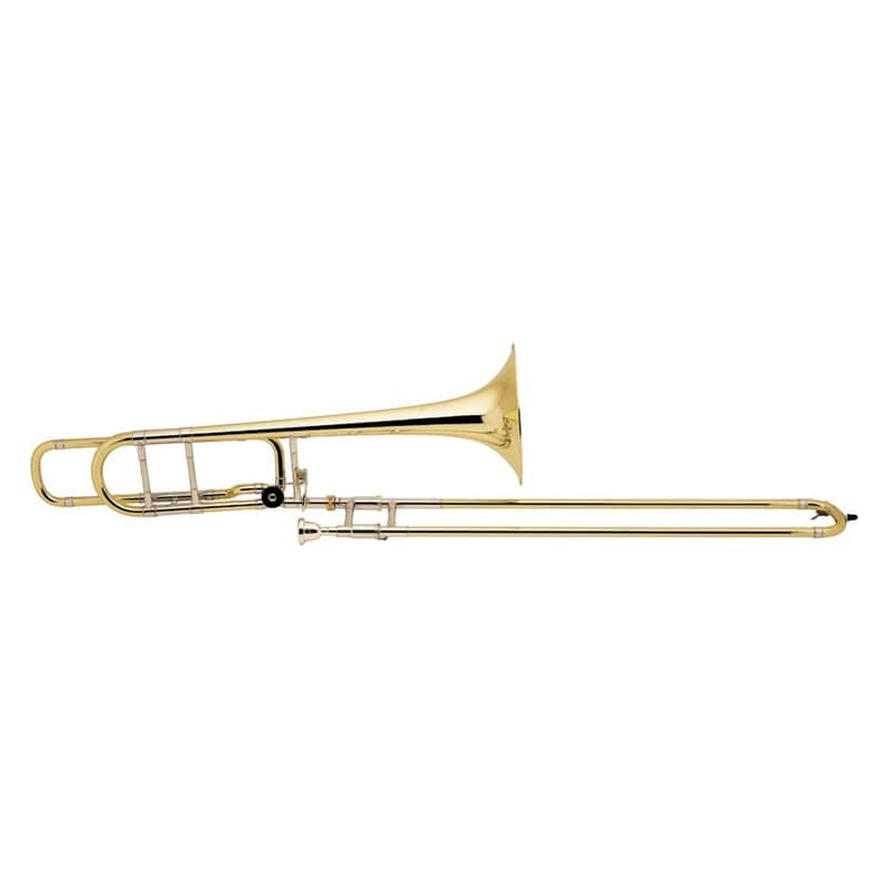 Bach Stradivarius Trombone F Attachment Gold Brass Bell Lightweight Slide image 1