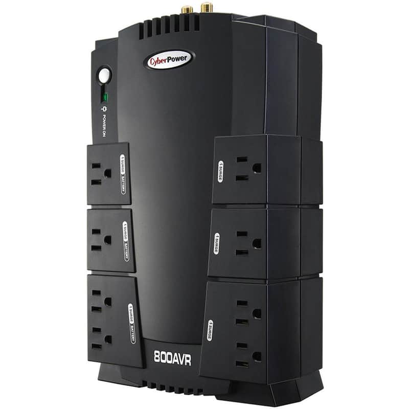 CyberPower AVR Computer Battery Backup, 800VA 450W UPS, 8 Outlets image 1