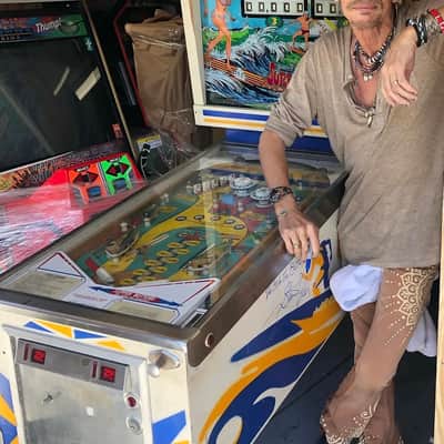 Aerosmith, Steven Tyler's "Surf Champ" Vintage 1970s Pinball Machine. image 1