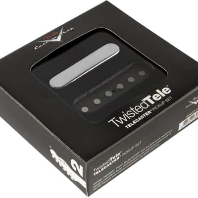 FENDER - Custom Shop Twisted Tele Pickups Black/Chrome (2) - 0992215000 image 1
