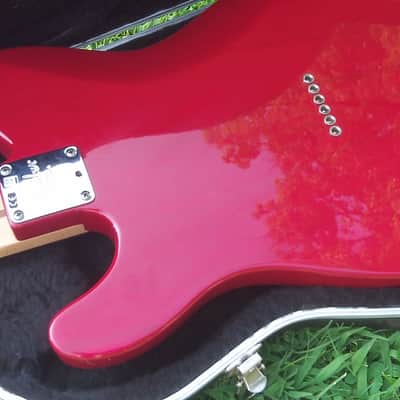 Fender Telecaster American Standard 2013 - red transparent image 5