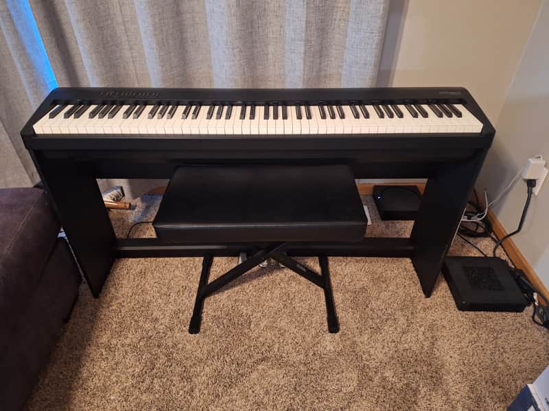 Roland FP-30X 88-Key Digital Portable Piano 2020 - Present - Black image 1
