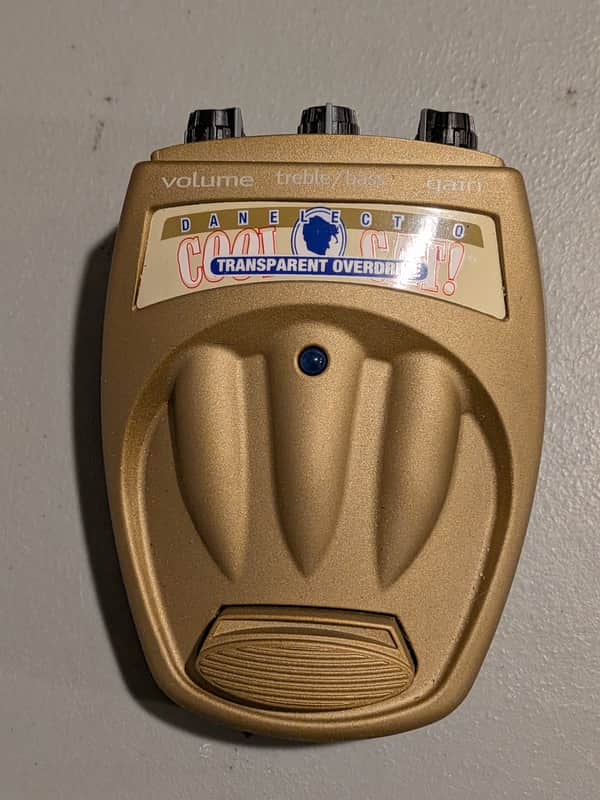 Danelectro Cool Cat Transparent Overdrive V1 2000s - Gold image 1