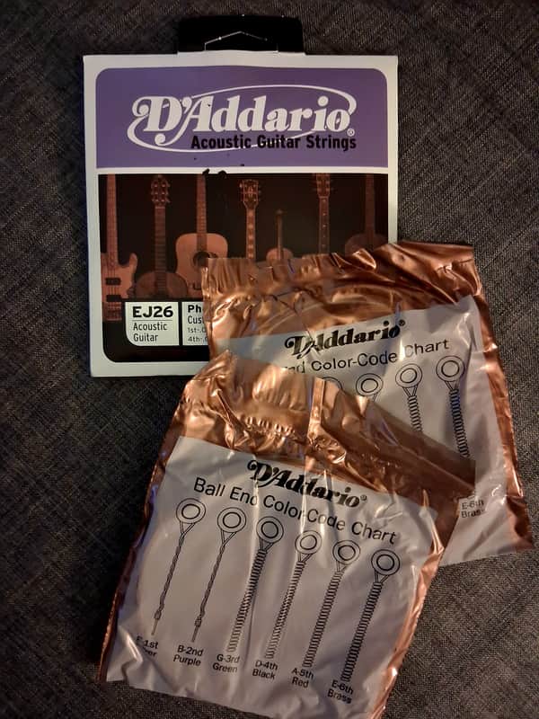 D'Addario EJ26 Phosphor Bronze Custom Light Acoustic Guitar Strings, 11-52 (3 sets) image 1