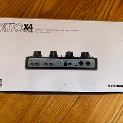 TC Electronic Ditto X4 Looper 2016 - Present - Black image 3