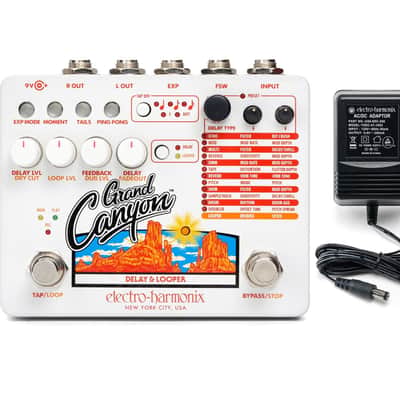 New Electro-Harmonix EHX Grand Canyon Delay and Looper Guitar Pedal! image 1