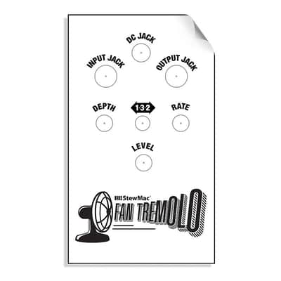 StewMac Fan Tremolo Pedal Kit, With White Enclosure image 2