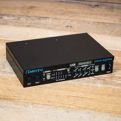 MOTU micro express 4x6 USB Bus-Powered MIDI Interface with SMPTE U281120 image 4