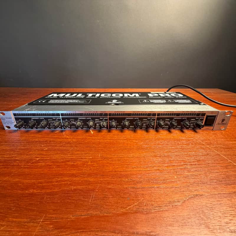 Behringer Multicom Pro MDX4400 4-Channel Audio Interactive Dynamics Processor 2000s - Black / Silver image 1
