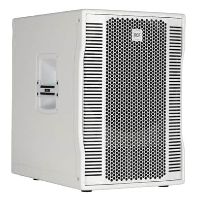 2x RCF EVOX 12 White Portable Active 2-Way Column Array DJ System 1400 Watts image 3