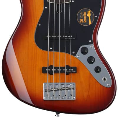 Sire Marcus Miller V5R 5-string Bass Guitar - Tobacco Sunburst image 2