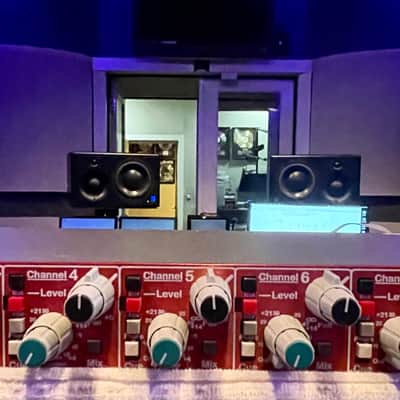 ATI 8MX2 8x2x8 Mic Pre Mixer- Red image 1