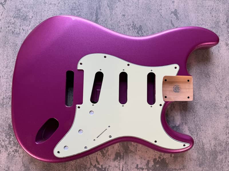 BMC Guitar Body Strat® Stratocaster® Standard SSS Route Metallic PURPLE image 1