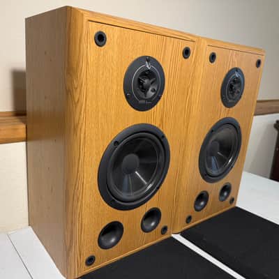 Infinity SL30 Bookshelf Speakers HiFi Stereo Vintage Home Audio 2-Way Left Right image 2
