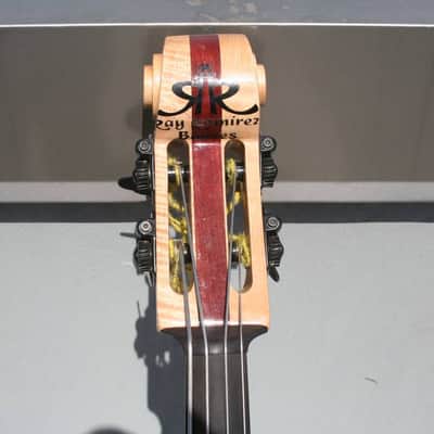 Ray Ramirez Baby Bass Early 2000s Mahogany Sunburst image 9