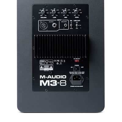 M-Audio M-Audio M38 Black Monitor (Single) - Refurbished with Warranty! - Black image 2