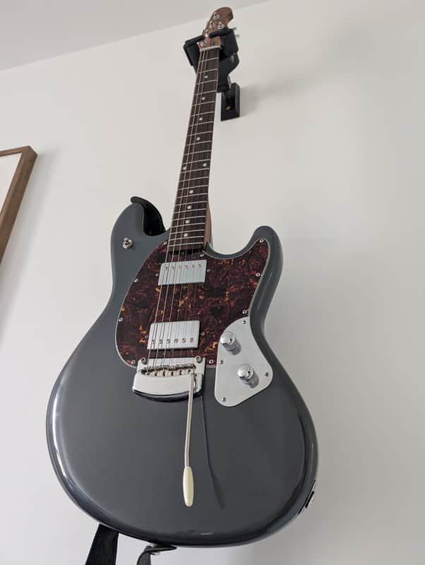 Ernie Ball Music Man StingRay Guitar 2016 - 2017 - Charcoal Frost image 1