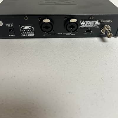 Galaxy Audio AS-1400M Any Spot Wireless In-Ear Monitor System - Band M (516-558 MHz) 2010s - Black image 9