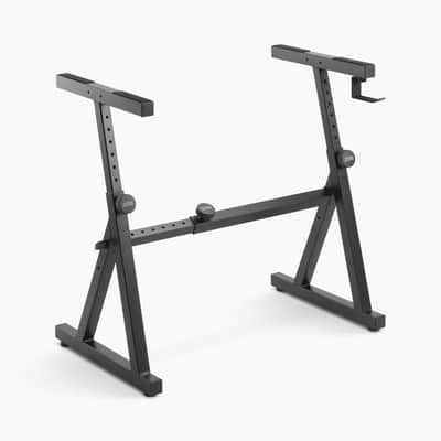 On‑Stage Single Tier Z Keyboard Stand - Black w/ Adjustable Height/Width image 3