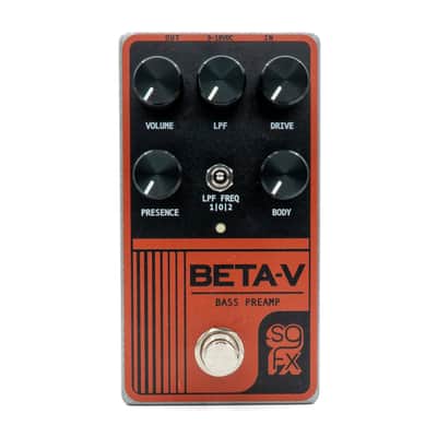 One Control Crimson Red Bass Preamp | Reverb