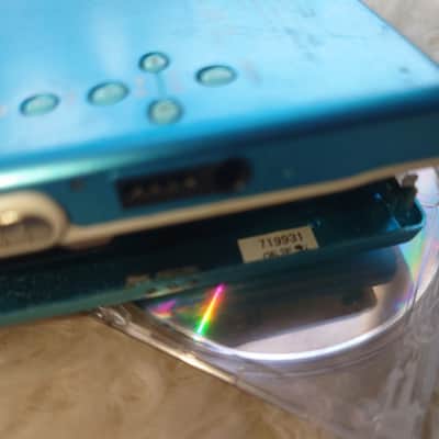 Working BLUE Sony MZ-E520 MD minidisc player mdlp unit only image 6