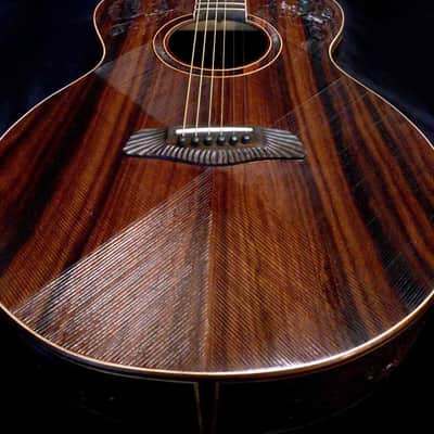Blueberry Handmade Grand Concert Guitar - Balinese Rosewood Body image 1