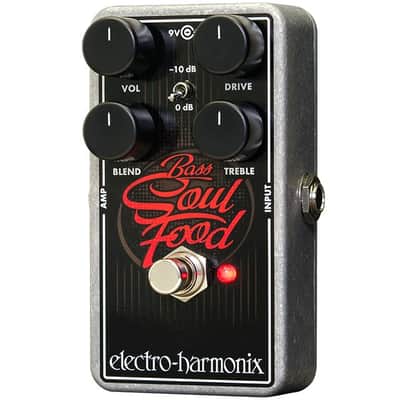 Electro-Harmonix Bass Soul Food Transparent Overdrive - Bass Effect Pedal image 2
