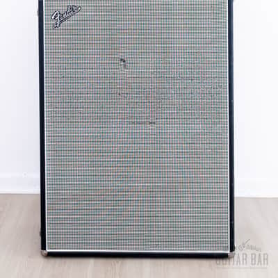 1969 Fender Bassman Drip Edge Silverface Vintage Tube Amp w/ 2x12 Cab, Fully Serviced, Black Panel AA864 image 2