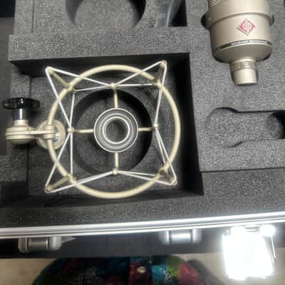 Neumann TLM 103 75th Anniversary Package with EA1 Shockmount 2010s - Silver image 1