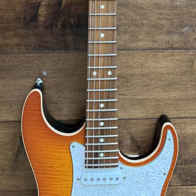 Suhr Standard Plus Faded Trans Honey Amber Burst Roasted Maple Neck SSCII 88768 image 10