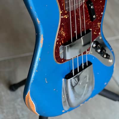Fender Custom Shop 64 Jazz Bass Guitar 2023 - Lake Placid Blue image 4